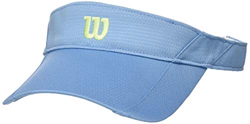 Wilson Visera de tenis para mujer, Rush, Ultraligera, Talla única, Azul, WR5005012 Wilson Visera de tenis para mujer, Rush, Ultraligera, Talla única, Azul, WR5005012