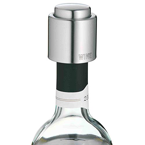 WMF Tapón para Botella Vino, Acero Inoxidable Pulido, 4 cm