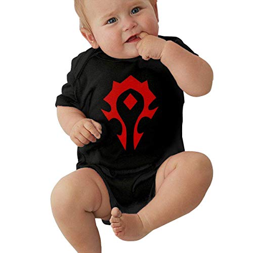 xiangli Wo-Rld of War-Craft Sym-BOL Crest Ho-Rde Baby Sport Jersey Body Algodón Unisex Manga corta 0-24 Months xiangli Wo-Rld of War-Craft Sym-BOL Crest Ho-Rde Baby Sport Jersey Body Algodón Unisex Manga corta 0-24 Months