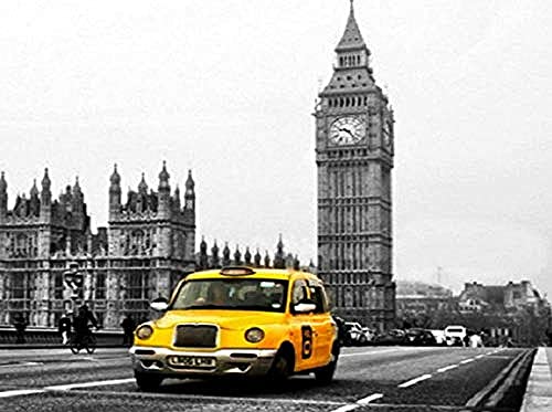 XNXQX Juego De Pintura por Números Taxi Amarillo Big Ben De Londres Pintar por Numeros para Adultos Y Principiantes Pintura por Números con Pinceles Y Pinturas 16 * 20 Pulgadas XNXQX Juego De Pintura por Números Taxi Amarillo Big Ben De Londres Pintar por Numeros para Adultos Y Principiantes Pintura por Números con Pinceles Y Pinturas 16 * 20 Pulgadas