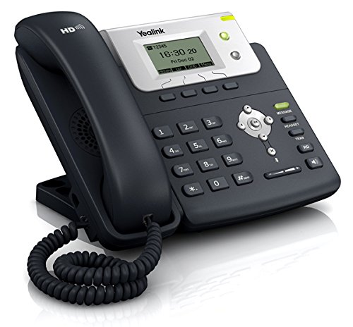 Yealink T21E2 - Teléfono VOIP, Color Negro y Plata