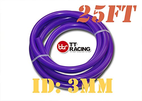 3 mm 1/8 "silicona manguera de vacío tubo tubo de agua/aire refrigerante – 25 FT/7,6 m 3 mm 1/8 "silicona manguera de vacío tubo tubo de agua/aire refrigerante – 25 FT/7,6 m
