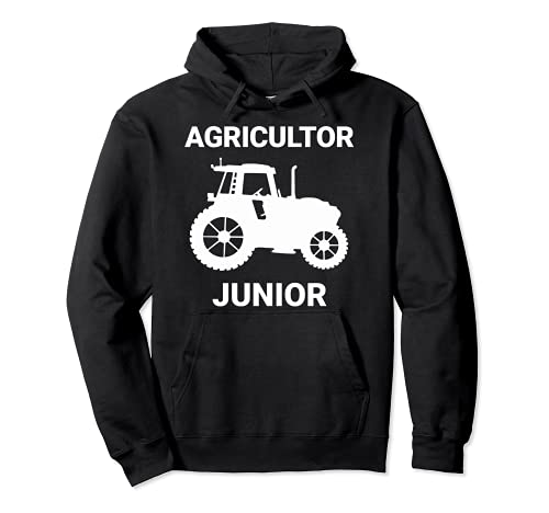 Agricultor Junior Tractores Agricultura Hijo Niños Regalo Sudadera con Capucha