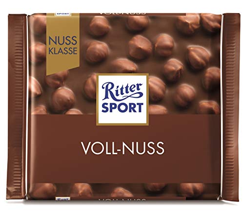 Barra de chocolate con leche de avellana | Ritter Sport | Leche Avellana Entera | Peso total 100 gramos