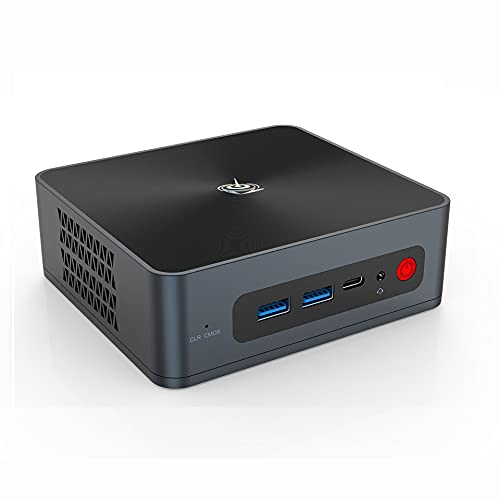 Beelink SEi8 Mini PC con Procesador Intel 8th Gen i5-8259U (Turbo 3.8Ghz), 16G DDR4 + 512GB NVMe M.2 SSD, WiFi 6, 1000Mbps, Intel Iris Plus Graphics 655, Dual HDMI, BT 5.0, Type-C, Windows 10