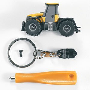 Bruder 00420 - Miniatura de Tractor JCB Fastrac 3220, Llavero y Destornillador