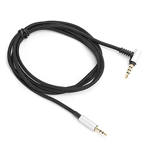 CCYLEZ Cable de Audio, Cable de Audio de 3,5 mm a 2,5 mm Apto para Turtle Beach PX5 PX4 XP500 XP400 X42 PS4 Negro