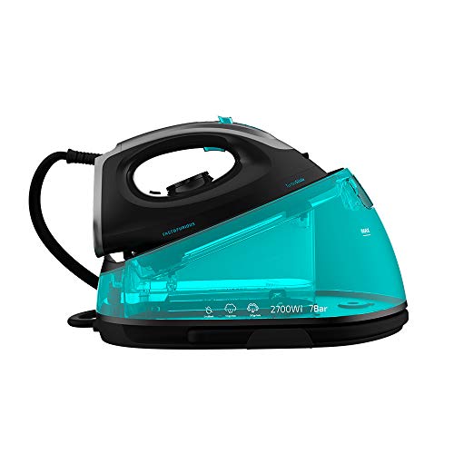 Cecotec Centro de Planchado Fast&Furious 8020 Force. 2700 W, 7 Bares de Presión, Suela Cerámica Ultradeslizante Turbo Slide, 135 g/min Vapor continuo y 380 g/min Golpe de vapor, Sistema de seguridad Cecotec Centro de Planchado Fast&Furious 8020 Force. 2700 W, 7 Bares de Presión, Suela Cerámica Ultradeslizante Turbo Slide, 135 g/min Vapor continuo y 380 g/min Golpe de vapor, Sistema de seguridad
