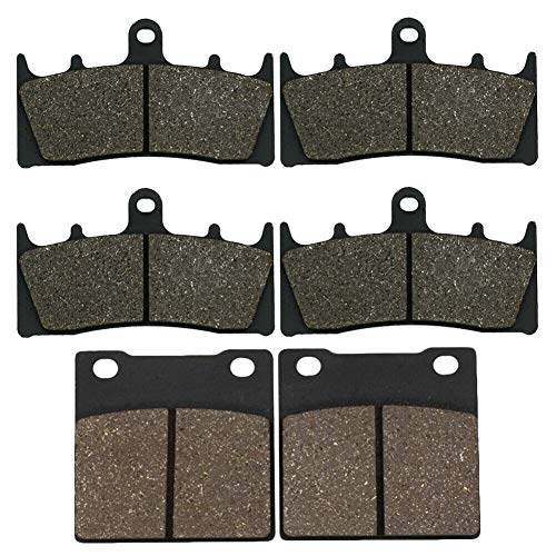 Cyleto Pastillas de Freno Delantero y Trasero para Suzuki GSXR 750 1994-1999 TL 1000 R 1998-2003 GSXR 1100 W 1993-1998 GSF 1200 SK/K 2001-2005 GSX 1300 R 1999-2007 Cyleto Pastillas de Freno Delantero y Trasero para Suzuki GSXR 750 1994-1999 TL 1000 R 1998-2003 GSXR 1100 W 1993-1998 GSF 1200 SK/K 2001-2005 GSX 1300 R 1999-2007