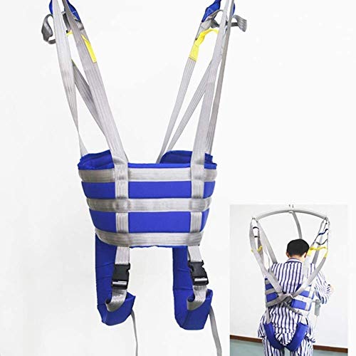 Elevación paciente eslingas cinta en movimiento ajustado Dispositivo de elevación Heights Assist modo de andar correas del arnés for el equipo de protección personal portátil ancianos y discapacitados