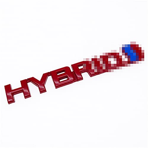 Emblema De Repuesto 3 estilos 3D compatibles con adhesivos de logotipo de coche híbrido Reembolsar Metal Emblem Insignia de etiqueta Accesorios de automóviles Compatible con Toyota Prius Camry Crown A