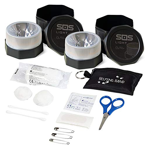 GEMCORE 2 x s.o.s. light baliza luminosa V16 LUZ Emergencia, señalización Peligro homologada DGT V16-en Estuche-autónoma o conexión a Toma de Corriente del vehículo, Base imantada GEMCORE 2 x s.o.s. light baliza luminosa V16 LUZ Emergencia, señalización Peligro homologada DGT V16-en Estuche-autónoma o conexión a Toma de Corriente del vehículo, Base imantada