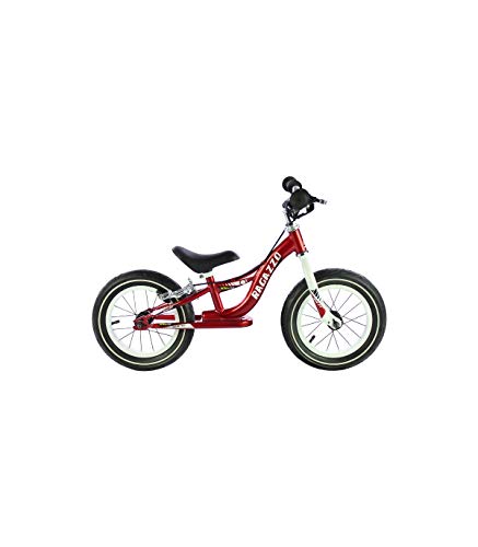 Grupo K-2 Bicicleta Sin Pedales De Equilibrio para Niños con Cuadro de Acero Resistente y con Freno Trasero y Manillar Ergonómico | Rueda de 12" | para Niños de 2 a 5 Años | Rojo