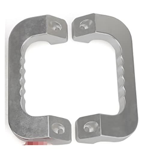 HUAHUA JCSU Store Puerta de Coche reposabrazos cuartel de pasamanos Ajuste para Toyota Regiusace Hiace 2005-2018 Restauración de la Unidad de accionamiento de Aluminio asa de Agarre (Color : Silver)