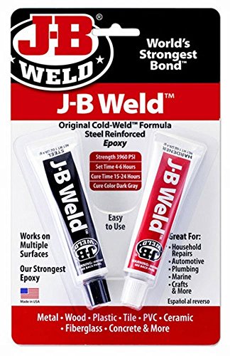 J-B Weld Company 8265-S - Paquete de 3 unidades, acero epoxi reforzado, color gris oscuro