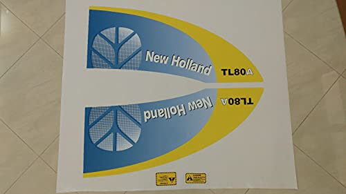 Kit de adhesivos descalcomanías para tractores New Holland TL 80 A
