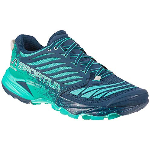 LA SPORTIVA Akasha Woman, Zapatillas de montaña Mujer, Opal/Aqua, 38.5 EU LA SPORTIVA Akasha Woman, Zapatillas de montaña Mujer, Opal/Aqua, 38.5 EU