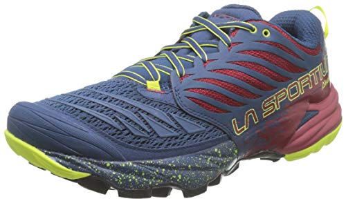 La Sportiva Akasha, Zapatillas de montaña Hombre, Opal/Chili, 41 EU