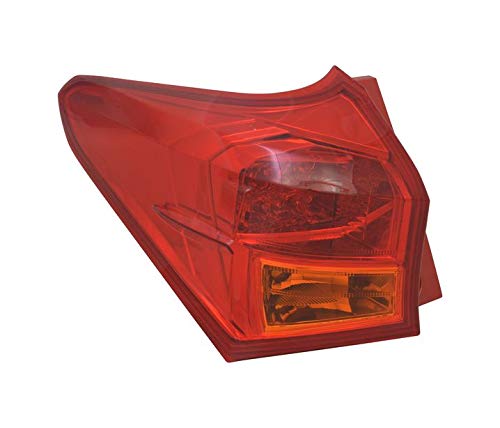 Luz trasera izquierda compatible con Toyota Auris 2011 2012 2013 2014 2015 VT1123L lado del conductor luz trasera izquierda montaje lámpara roja