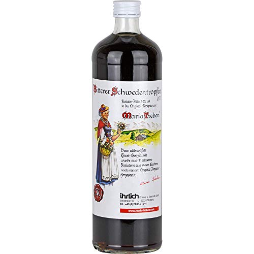 MARIA TREBEN Preparado de hierbas suecas amargo 32%, 700 ml MARIA TREBEN Preparado de hierbas suecas amargo 32%, 700 ml