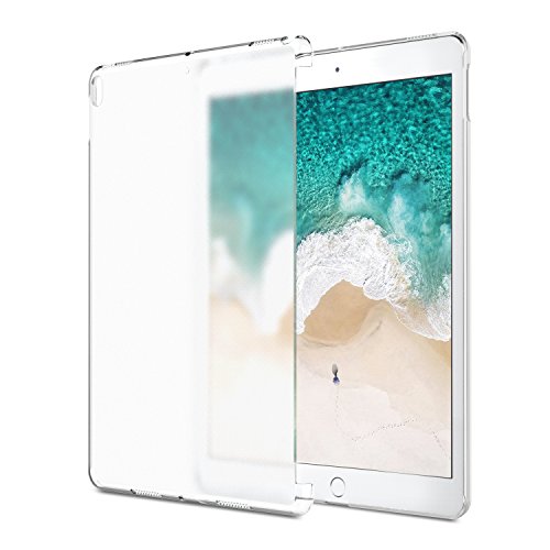 MoKo Funda para New iPad Air (3rd Generation) 10.5" 2019/iPad Pro 10.5 2017 - Ultra Delgado Trasera de Plástico Transparente Durable Smart Cover Parachoque - Blanco