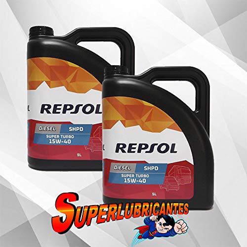 Mundocoche Repsol Elite Diesel Super Turbo 15W40 SHPD 2x5L(10Litros)