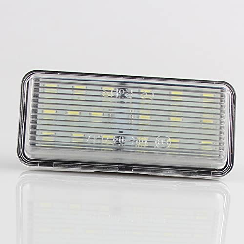 N\C 2 Piezas sin Error Canbus Coche LED número luz de matrícula para T-oyota Land Cruiser 100200 Prado 120 Reiz 4D Mark X Accesorios N\C 2 Piezas sin Error Canbus Coche LED número luz de matrícula para T-oyota Land Cruiser 100200 Prado 120 Reiz 4D Mark X Accesorios