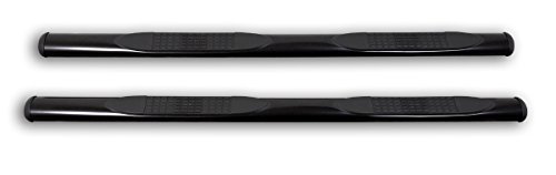 Negra pedalada Potenciador de tablas tubos de diámetro 100 mm (de acero inoxidable) con TÜV de Notebook gutachten – Sólo apto para Double Cab.