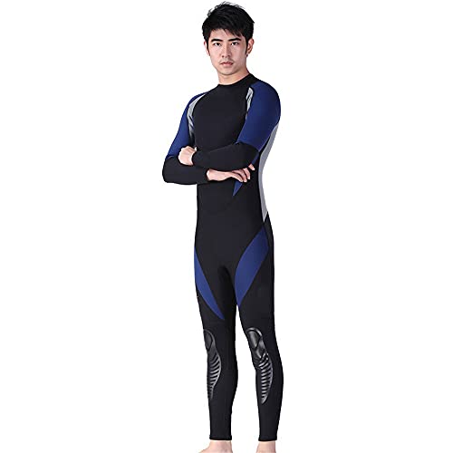 Neopren Surfing Bodyboarding Wetsuit Hombre con traje de neopreno de traje de trabajo de longitud completa para buceo deportes de agua con trajes húmedos. Traje de verano ( Color : Black , Size : M )