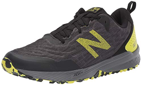 New Balance Trail Nitrel, Zapatillas de Running para Asfalto Hombre, Negro (Black/Yellow Black/Yellow), 43 EU