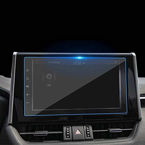 NO LOGO FJY-Visor, Accesorios for Toyota RAV4 RAV 4 2019 2020 del GPS del Coche de la Pantalla de navegación del Protector de Vidrio Templado de Acero película Protectora