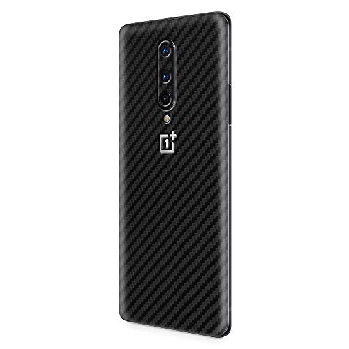 Normout Protector de pantalla para Oneplus 8 Skin para la parte trasera de la pantalla de fibra de carbono, 2 protectores de pantalla, protege contra arañazos, daños, suciedad y huellas dactilares.