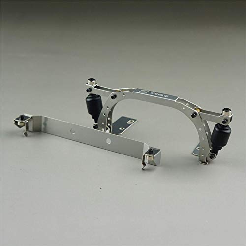 Nuevo soporte de cabina con cabezal de hebilla de coche RC adecuado para 1/14 Tamiya Scania Semi RC Truck Tractor Kit RC piezas de coche accesorios piezas de repuesto accesorios ( Color : Silver )