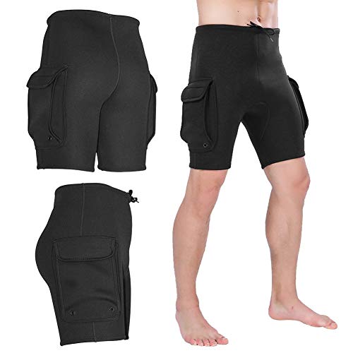 Pantalones cortos para traje de neopreno - Pantalones cortos de neopreno para hombre que bucean en neopreno de 3 mm, Equipos de buceo, Pantalones de bolsillo para trajes de neopreno ( tamaño : XXXL )