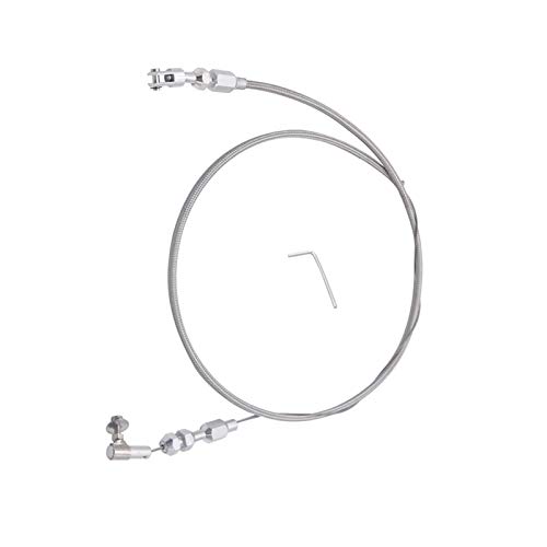 Pingping ZZPING Cable de Acelerador de 36 Pulgadas Trenzado Acelerador Universal Acelerador Universal para Mopar Ford GM Ajuste para Chevrolet (Color : Silver) Pingping ZZPING Cable de Acelerador de 36 Pulgadas Trenzado Acelerador Universal Acelerador Universal para Mopar Ford GM Ajuste para Chevrolet (Color : Silver)