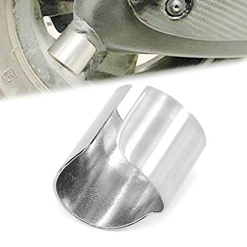 QIDIAN, tubo de escape trasero de acero inoxidable para motocicleta, abrazadera de tubo de enlace trasero, cubierta de ajuste de pinza de montaje para Vespa GTS 150 200 250 300 todos los años QIDIAN, tubo de escape trasero de acero inoxidable para motocicleta, abrazadera de tubo de enlace trasero, cubierta de ajuste de pinza de montaje para Vespa GTS 150 200 250 300 todos los años
