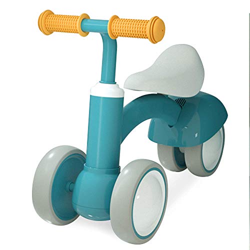 Richgv Bicicleta sin Pedales para niños Triciclo Bicicleta de Equilibrio Baby Safe Ride Juguetes para niños Primera Bicicleta Regalo de cumpleaños para niños pequeños 1-3 años 10-36 Meses (Verde)