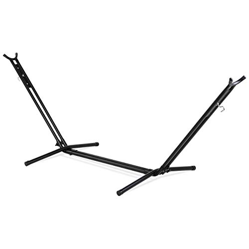 Sekey Soporte para Hamaca, Soporte de Hamaca de Acero para Interiores y Exteriores Jardín, con Bolsa de Transporte Portátil, 270 x 100 x 105 cm, Capacidad de Carga máx. 150 KG, Negro (Solo Estructura) Sekey Soporte para Hamaca, Soporte de Hamaca de Acero para Interiores y Exteriores Jardín, con Bolsa de Transporte Portátil, 270 x 100 x 105 cm, Capacidad de Carga máx. 150 KG, Negro (Solo Estructura)