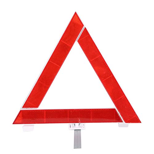 Señal de advertencia triangular, señal de triángulo reflectante plegable para automóvil Tablero de advertencia de avería de emergencia Señal de parada de automóvil