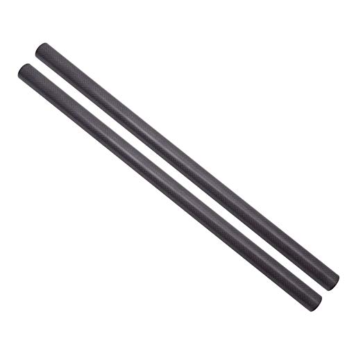 SHOUCAN Tubo de Fibra de Carbono de 2 Piezas 3K 10 × 8 × 500/12 × 10 × 500/6 × 4 × 500/8 × 6 × 500 mm Varilla de Fibra de Carbono Tejido Liso Mate,10mm×8mm×500mm