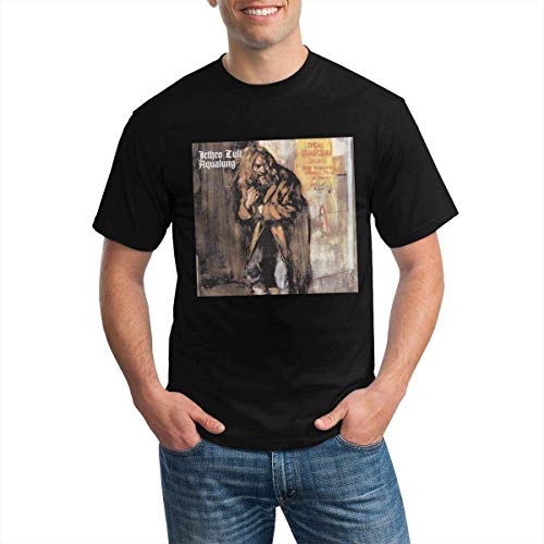 T-Shirt Camisetas y Tops Polos y Camisas Fashion Men's Jethro Tull Aqualung Round Neck Short Sleeve Tshirts