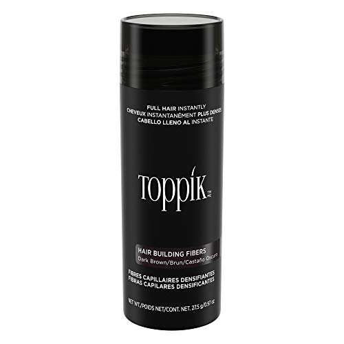 Toppik Fibras Capilares Castaño Oscuro, Fibras de Queratina para Crear más Densidad en el Cabello de Forma Inmediata, 27,5 g Toppik Fibras Capilares Castaño Oscuro, Fibras de Queratina para Crear más Densidad en el Cabello de Forma Inmediata, 27,5 g