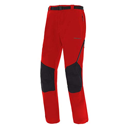 TRANGO Pant. Largo KASU DN Pantalón Deportivo, Rojo, XL para Hombre