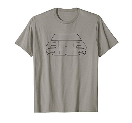 Triumph TR7 classic British sports car black outline Camiseta