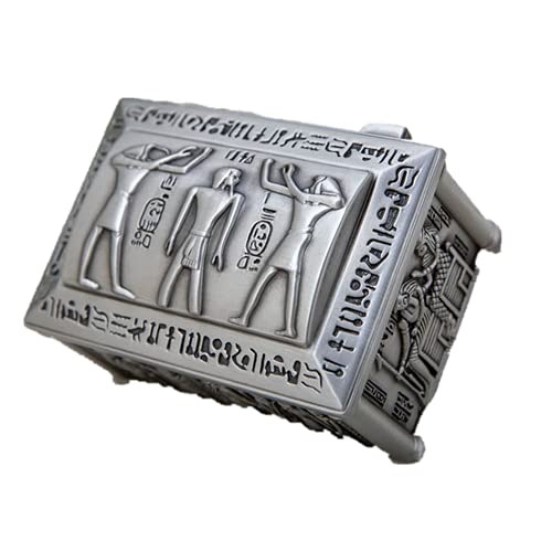 TT GO Caja de joyería egipcia de la Vendimia Cajas de Almacenamiento Decorativas, Regalos del día de los niños para niñas, Regalos de cumpleaños