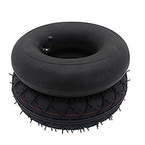Tubo interior de 4,10/3,50-4 pulgadas y neumático de repuesto para carretilla de mano, carro de utilidad, carro de jardín, soplador de nieve, cortacésped de césped, carretilla,generador y más,scooter Tubo interior de 4,10/3,50-4 pulgadas y neumático de repuesto para carretilla de mano, carro de utilidad, carro de jardín, soplador de nieve, cortacésped de césped, carretilla,generador y más,scooter