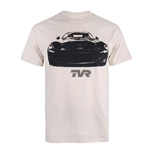 TVR Sports Cars Roaring Camiseta, Beige (Sand SND), Medium (Talla del Fabricante: Medium) para Hombre