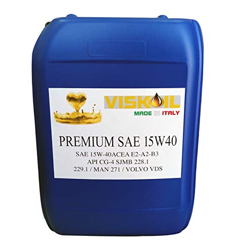 Viskoil 20 litros de aceite para motor 15w40 para coche tractor.