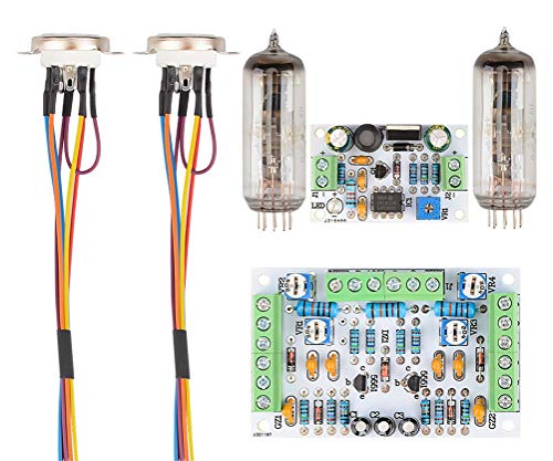 WUHUAROU Kits De Controlador De Indicador De Tubo 6E2, Amplificador De Indicador De Nivel Fluorescente De Doble Canal, Bajo Voltaje DC12V para Audio Fluorescente