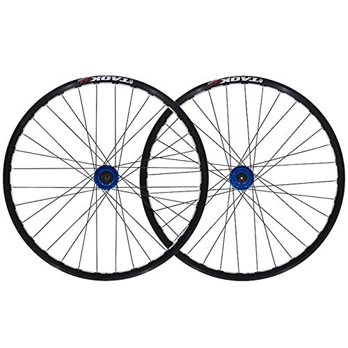 ZNND Juego Ruedas Bicicleta 26 Pulgadas Ruedas Ciclismo 32 Hoyos Freno Disco Liberación Rápida Cubo Doble Capa Llanta MTB Aleación 6 Clavos 7,8,9 Velocidad (Color : Blue) ZNND Juego Ruedas Bicicleta 26 Pulgadas Ruedas Ciclismo 32 Hoyos Freno Disco Liberación Rápida Cubo Doble Capa Llanta MTB Aleación 6 Clavos 7,8,9 Velocidad (Color : Blue)